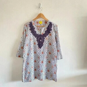 Roberta Roller Rabbit Tunic  Sz‎ M